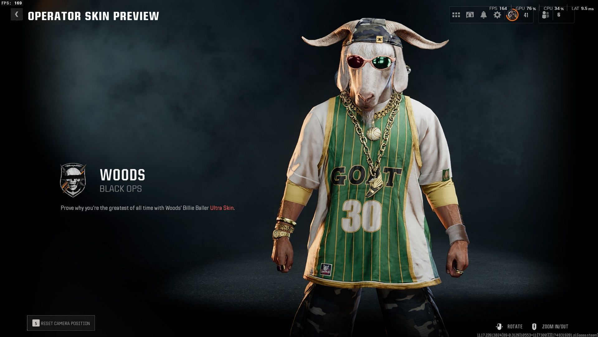 Billie Baller operator skin (Image via Sportskeeda Gaming || Activision)